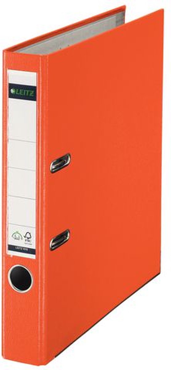180° Ordner A4 50 mm Karton met Plastic Oranje